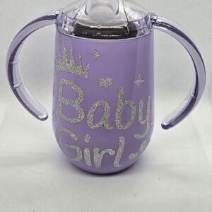 Purple Baby Girl Sippy Cup